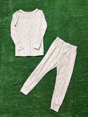 Cloud Island Toddler Girls 2-Piece Star Print Long-Sleeve Pajama Set Size 3T